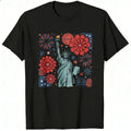 Patriotic American Flag Statue Of Liberty Classic T-Shirt