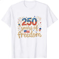 Patriotic American Flag Fireworks 250 Years Of Freedom Classic T-Shirt