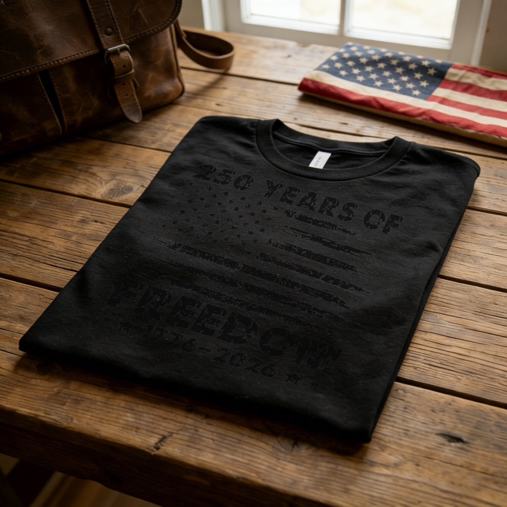 American Flag Design Classic T-Shirt 250 Years Of Freedom 1776 2026