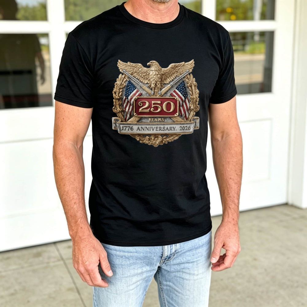 American Eagle Emblem 250 Years Anniversary Classic T-Shirt