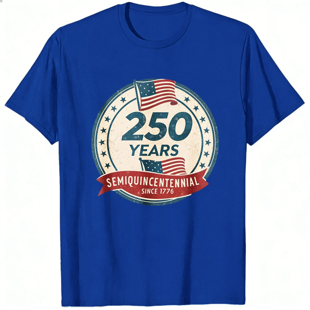 Patriotic American Flag Design Classic T-Shirt 250 Years Semiquincentennial Since 1776