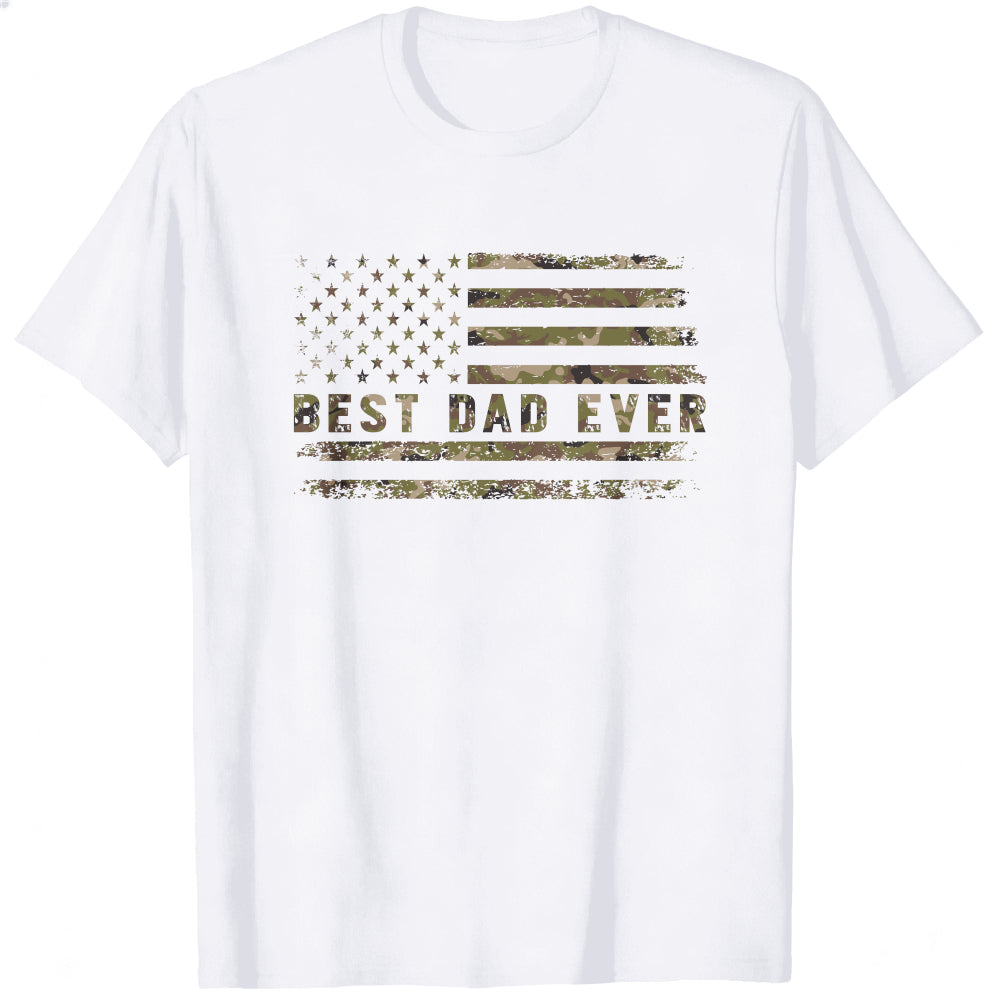 American Flag Camo Best Dad Ever Classic T-Shirt