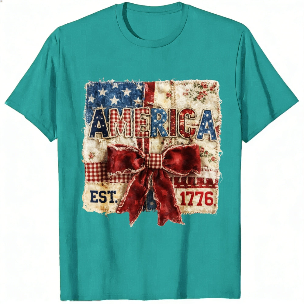 Patriotic American Flag Design Classic T-Shirt 250 Years Of Freedom 1776 2026