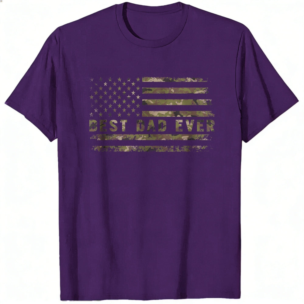 American Flag Camo Best Dad Ever Classic T-Shirt