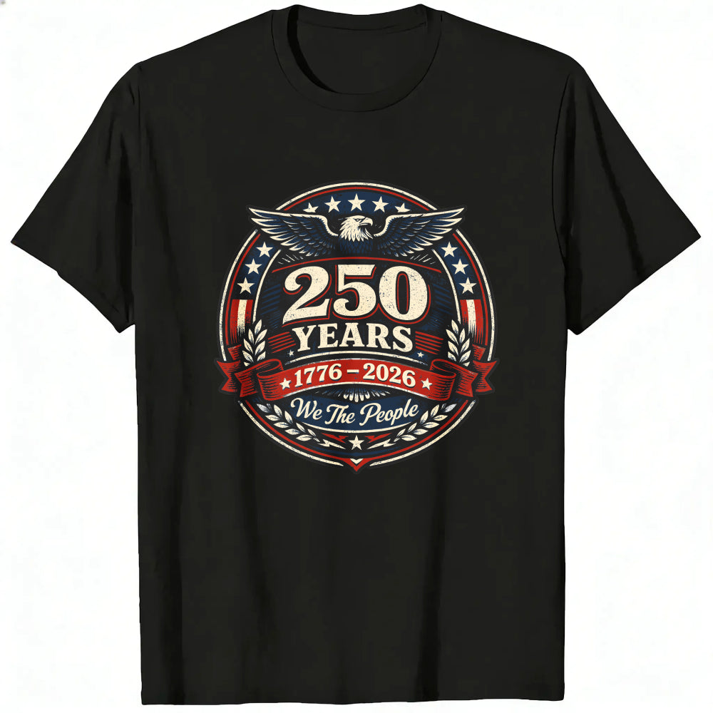 Patriotic American Eagle 250 Years 1776 2026 We The People Classic T-Shirt
