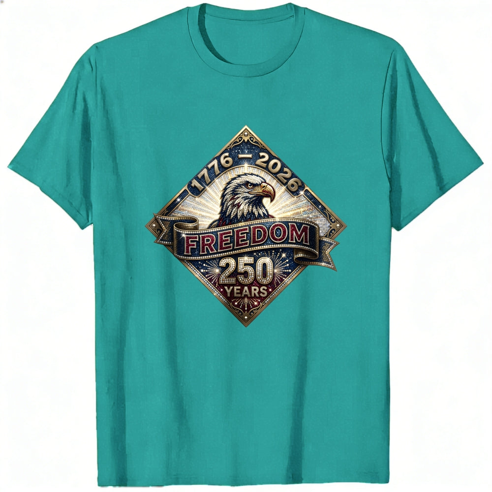 Patriotic Eagle Design Classic T-Shirt Freedom 250 Years 1776 2026