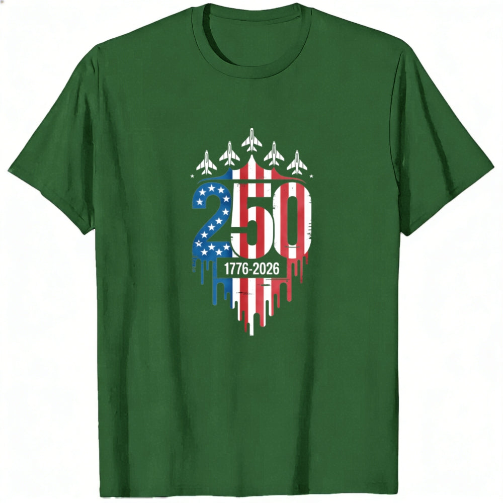 Patriotic American Flag 250th Anniversary Classic T-Shirt