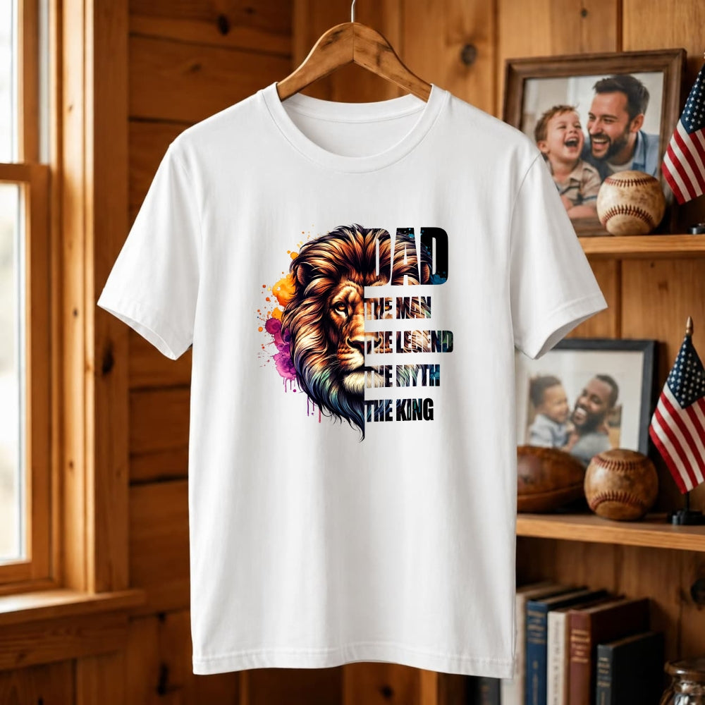Lion Dad The Man The Legend The Myth The King Classic T-Shirt