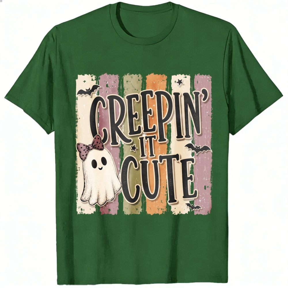 Cute Ghost Creepin It Cute Halloween Classic T-Shirt