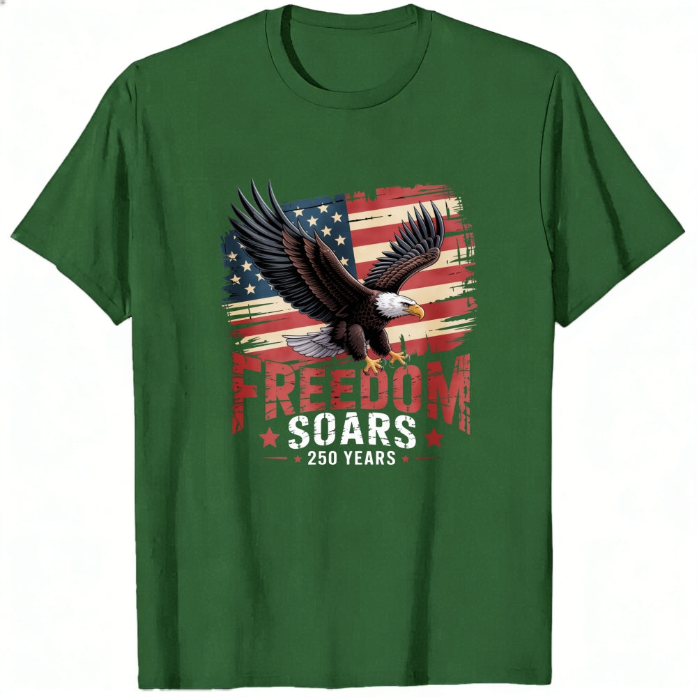 Patriotic Eagle American Flag Classic T-Shirt Freedom Soars 250 Years