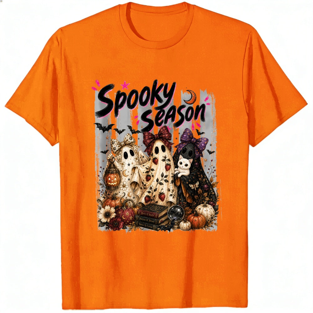 Halloween Spooky Season Ghosts Pumpkins Classic T-Shirt