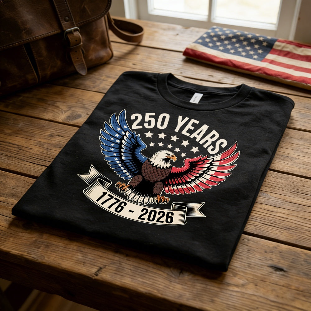 Patriotic Eagle Design Classic T-Shirt 250 Years 1776 2026