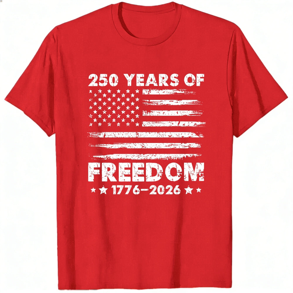 American Flag Design Classic T-Shirt 250 Years Of Freedom 1776 2026
