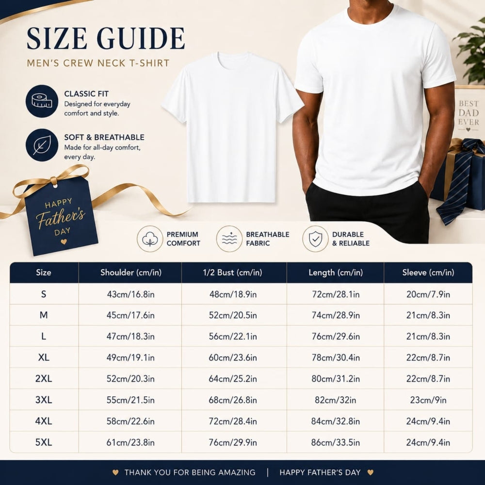White Classic T-Shirt World's Best Dad Man Of God And Wisdom Courageous Loving Reliable Leader Prote
