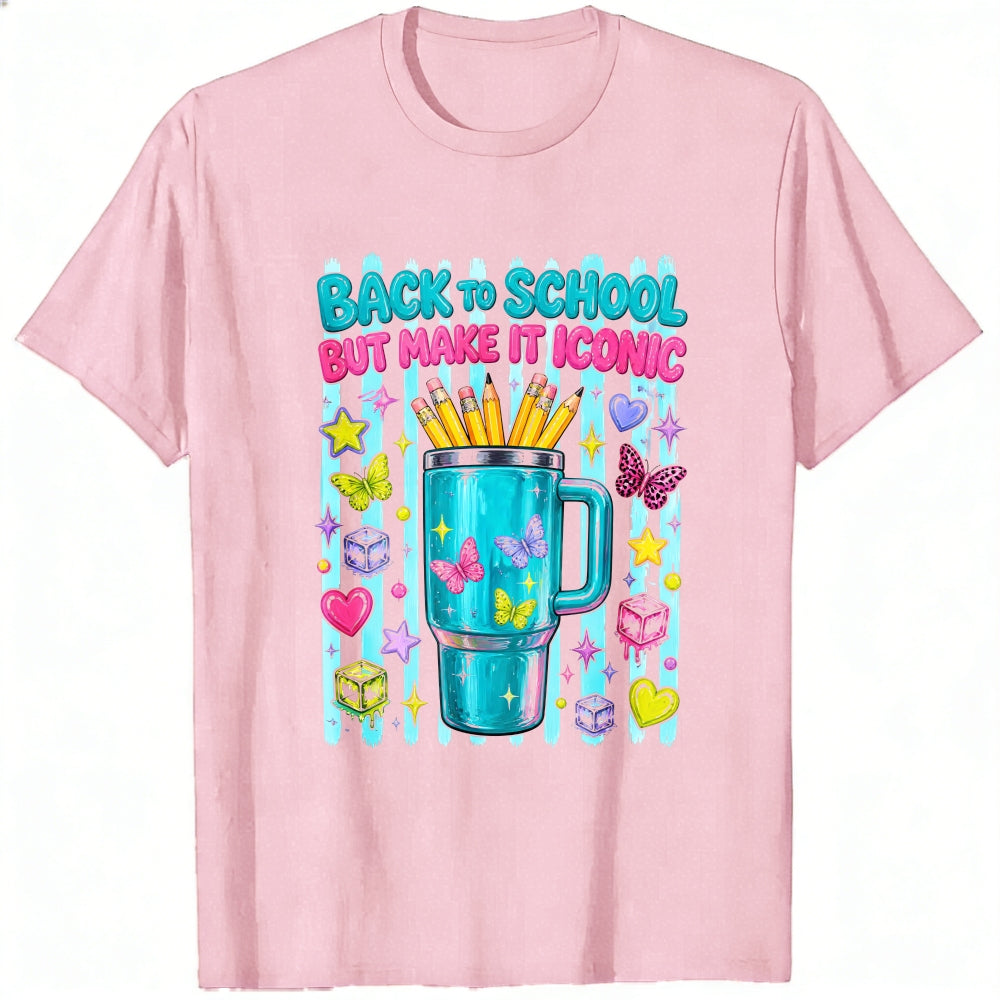 Cute Back To School But Make It Iconic Pencil Cup Classic T-Shirt