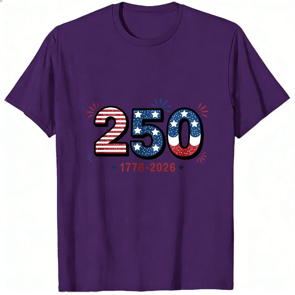 Patriotic American Flag 250th Anniversary Classic T-Shirt