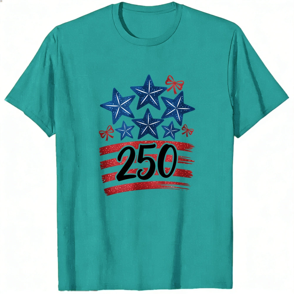 Patriotic Stars And Stripes 250 Classic T-Shirt