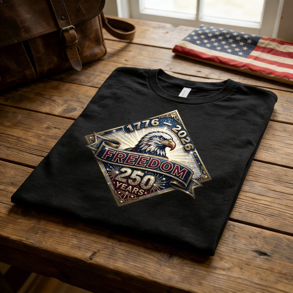 Patriotic Eagle Design Classic T-Shirt Freedom 250 Years 1776 2026