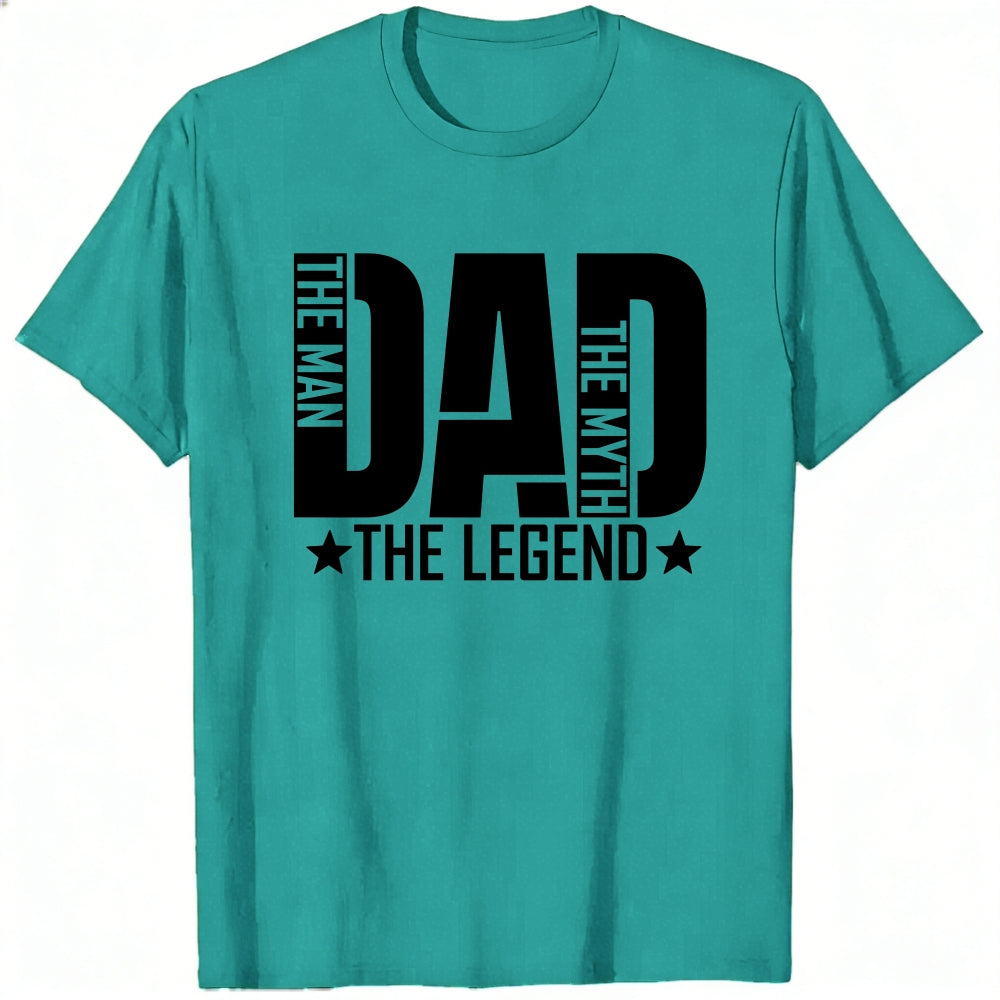Casual Style Classic T-Shirt Dad The Man The Myth The Legend
