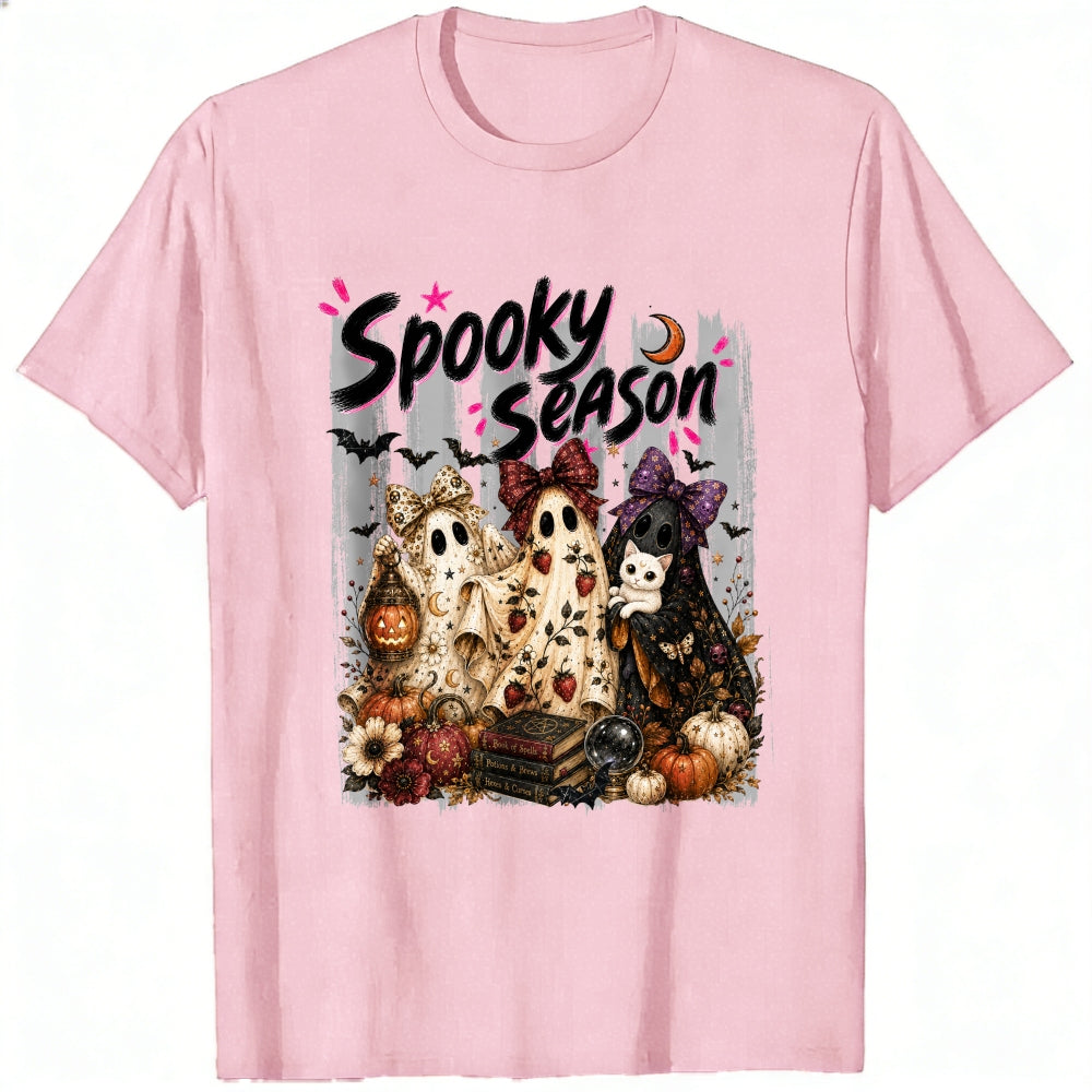 Halloween Spooky Season Ghosts Pumpkins Classic T-Shirt