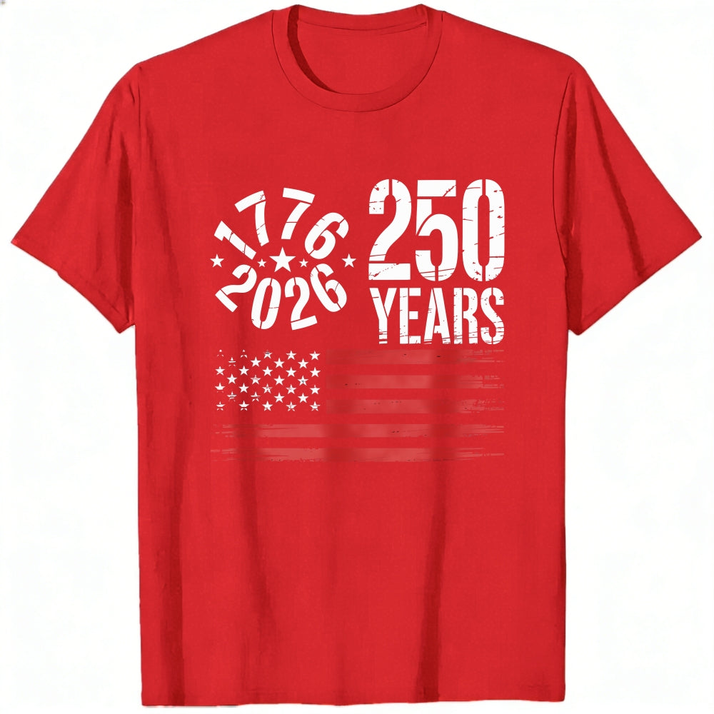 Patriotic American Flag 1776 2026 250 Years Classic T-Shirt
