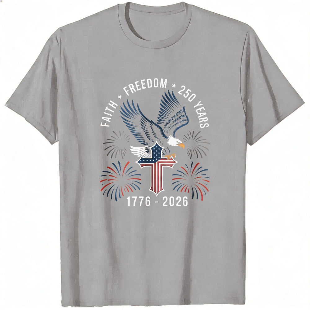 Patriotic Eagle And Fireworks Classic T-Shirt