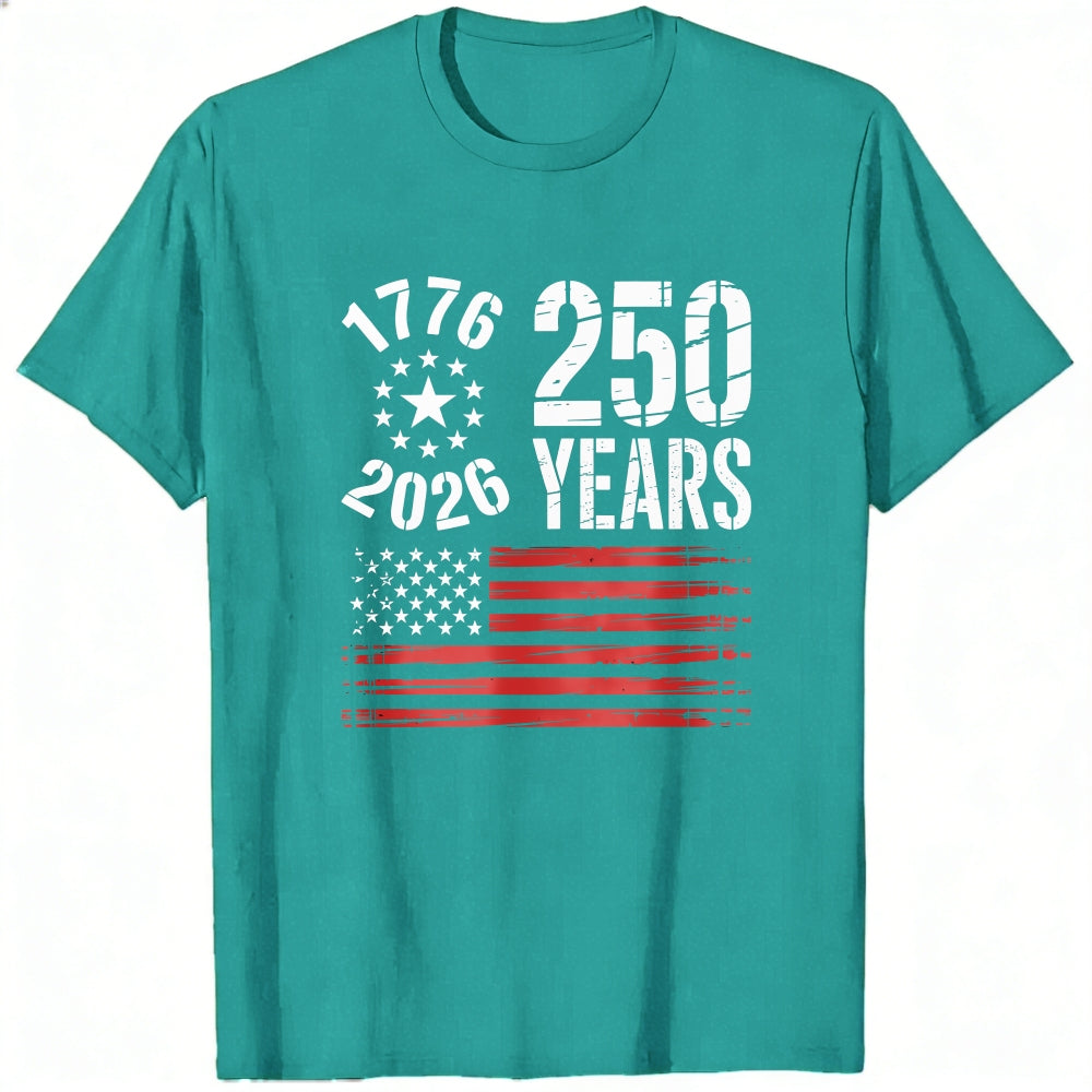 Patriotic American Flag 1776 2026 250 Years Classic T-Shirt