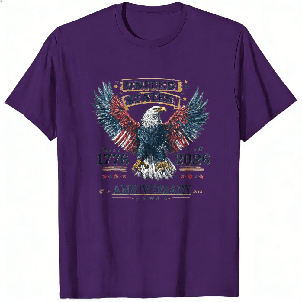 Patriotic Eagle Design Classic T-Shirt United States 1776 2026 Anniversary
