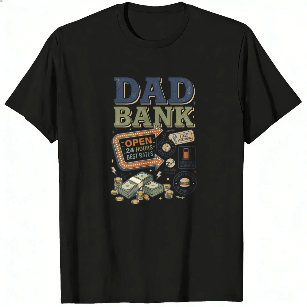 Dad Bank Money Theme Classic T-Shirt