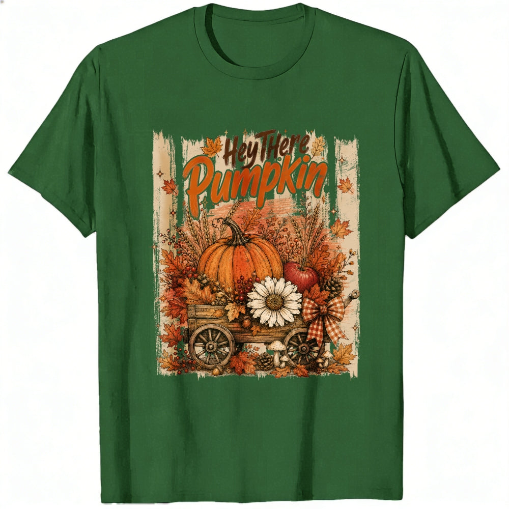 Vintage Autumn Harvest Hey There Pumpkin Classic T-Shirt