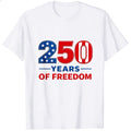 Patriotic American Flag Design Classic T-Shirt 250 Years Of Freedom