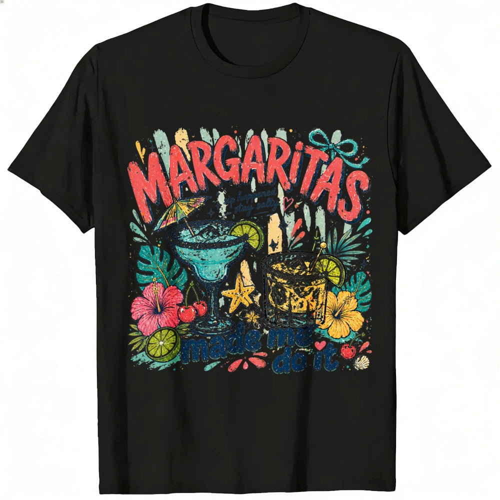 Funny Tropical Margaritas Made Me Do It Classic T-Shirt