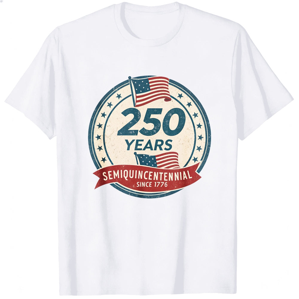 Patriotic American Flag Design Classic T-Shirt 250 Years Semiquincentennial Since 1776