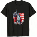 American Flag Statue Of Liberty Classic T-Shirt