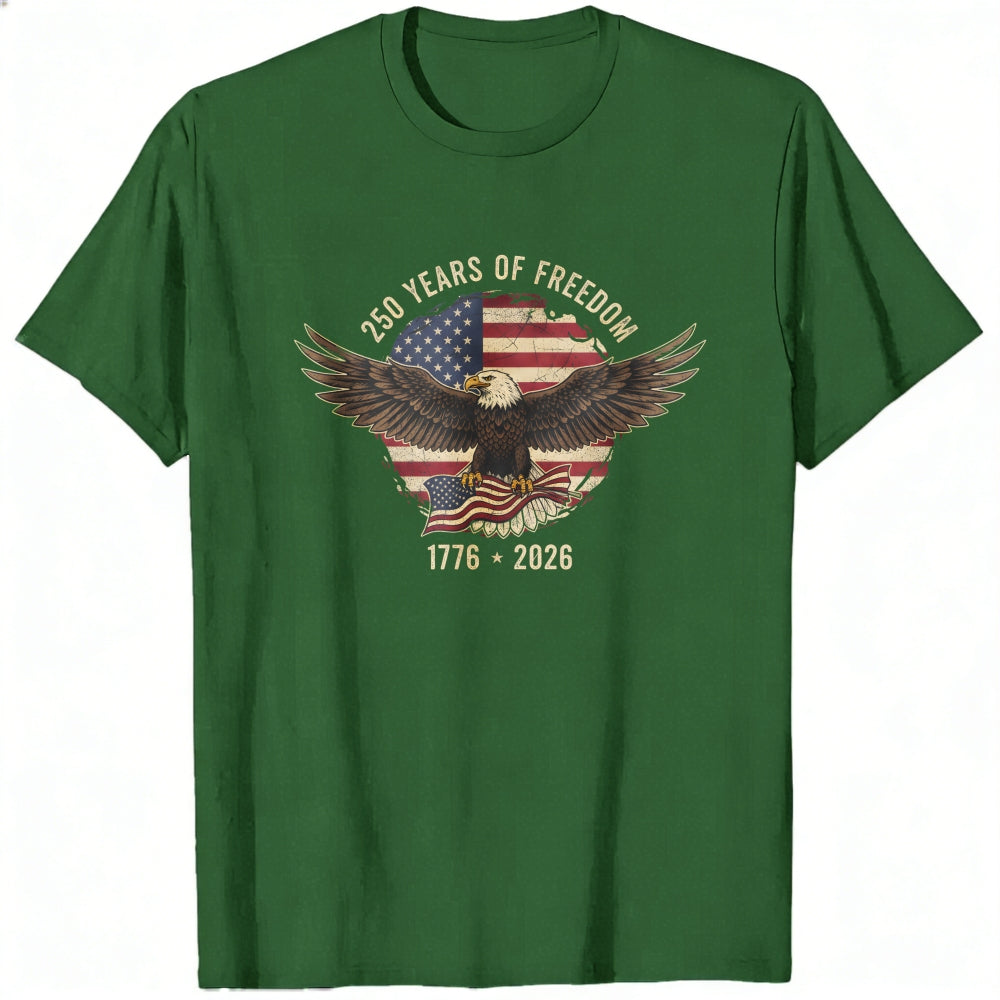 American Eagle Flag 250 Years Of Freedom Classic T-Shirt