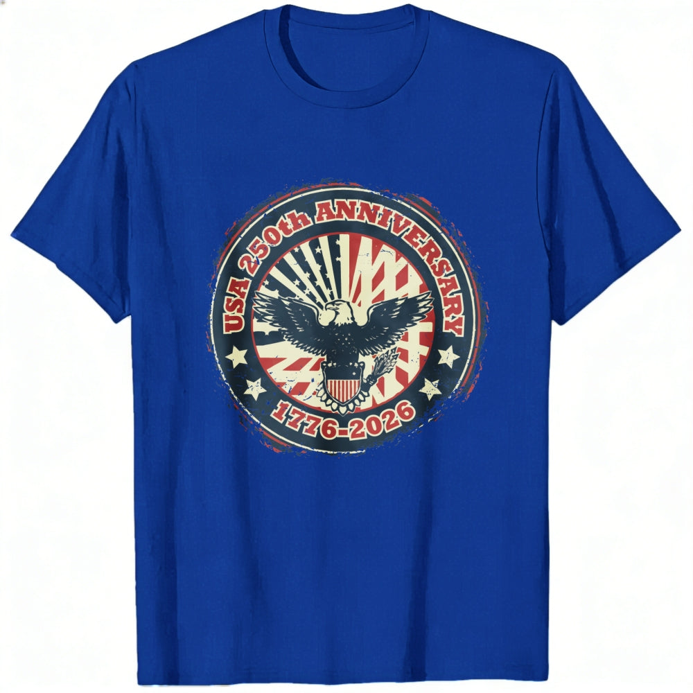 American Eagle Patriotic Design Classic T-Shirt 250th Anniversary 1776 2026