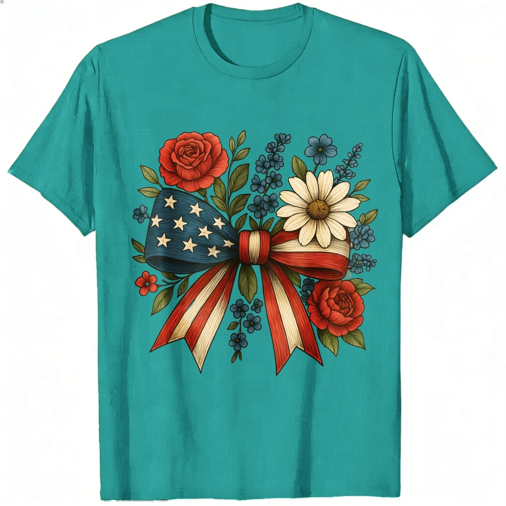 Patriotic American Flag Wings 250 Years Of Freedom 1776 2026 Classic T-Shirt