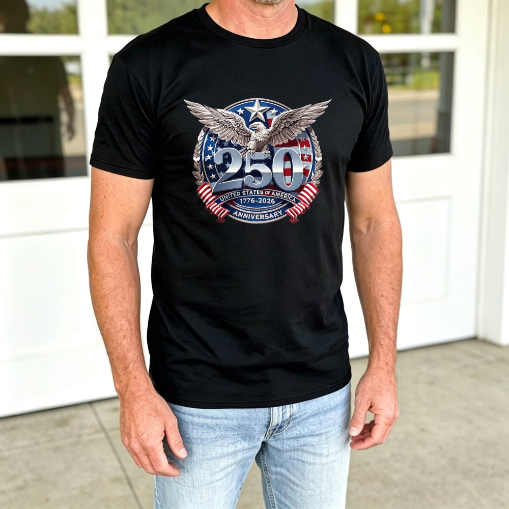 Patriotic Eagle Design Classic T-Shirt 250th Anniversary United States Of America 1776 2026
