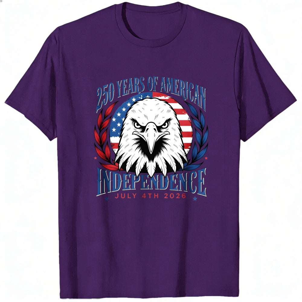 Patriotic Eagle American Flag Classic T-Shirt 250 Years Of American Independence July 4th 2026