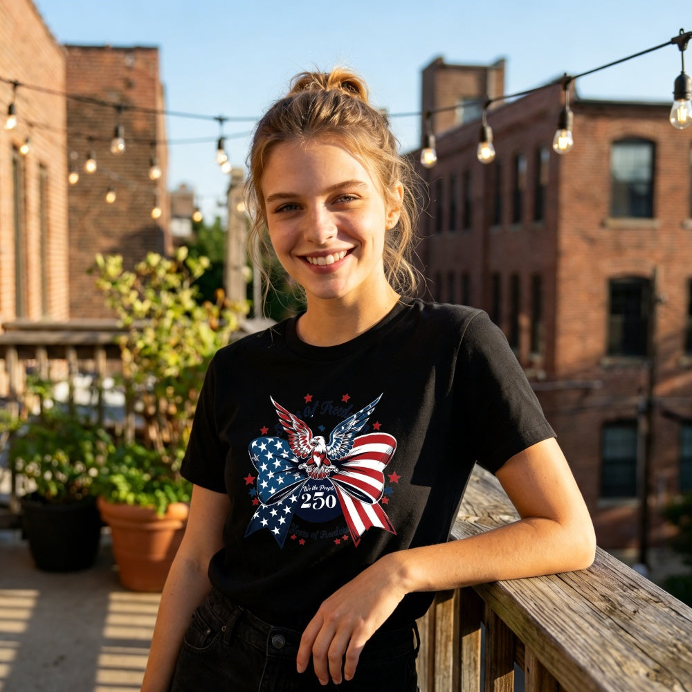 Patriotic American Flag Design Classic T-Shirt USA 250 Years Celebration