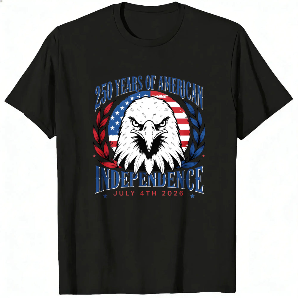 Patriotic Eagle American Flag Classic T-Shirt 250 Years Of American Independence July 4th 2026