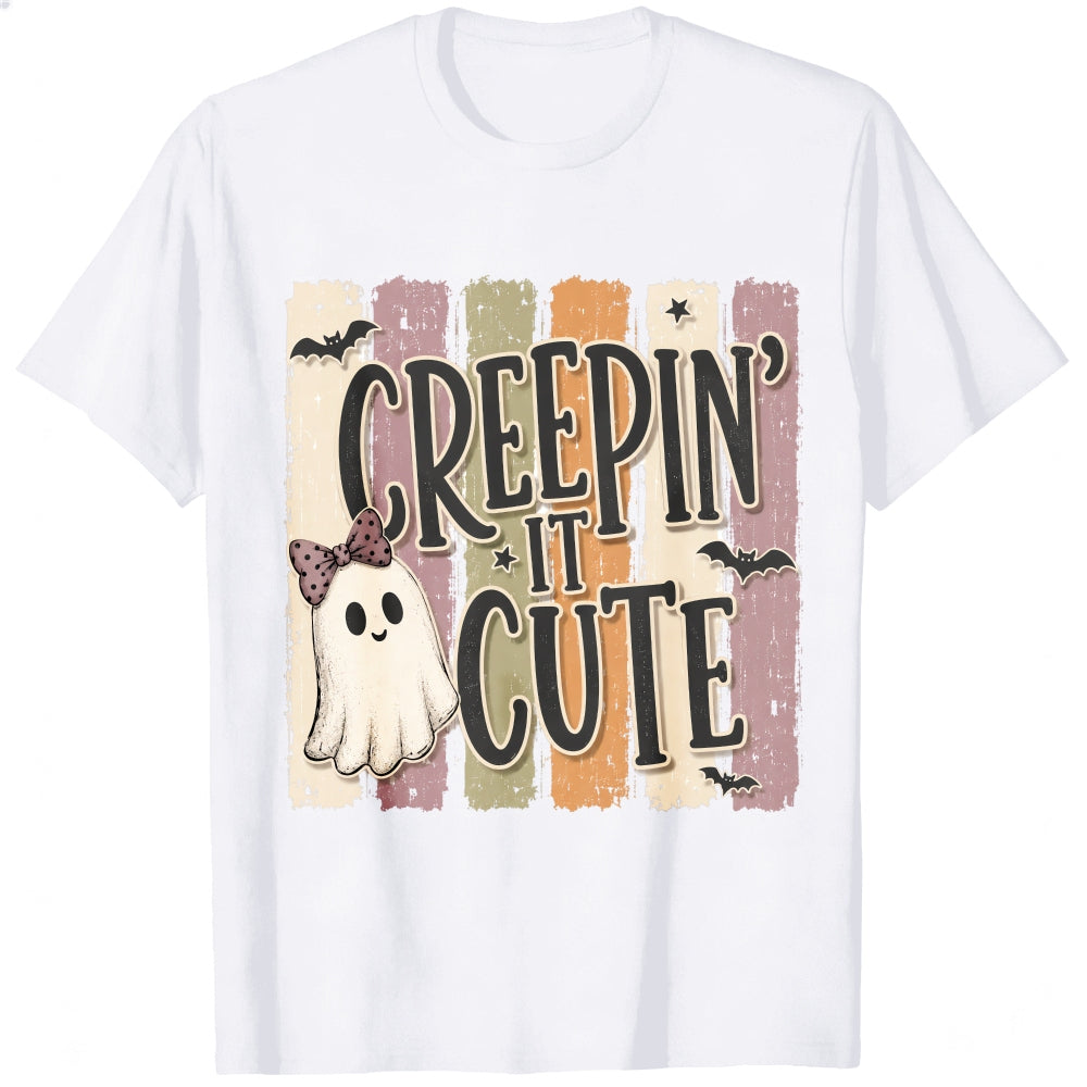 Cute Ghost Creepin It Cute Halloween Classic T-Shirt