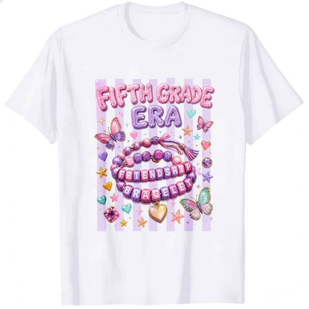 Cute Aesthetic Classic T-Shirt Fifth Grade Era Friendship Bracelet Butterflies
