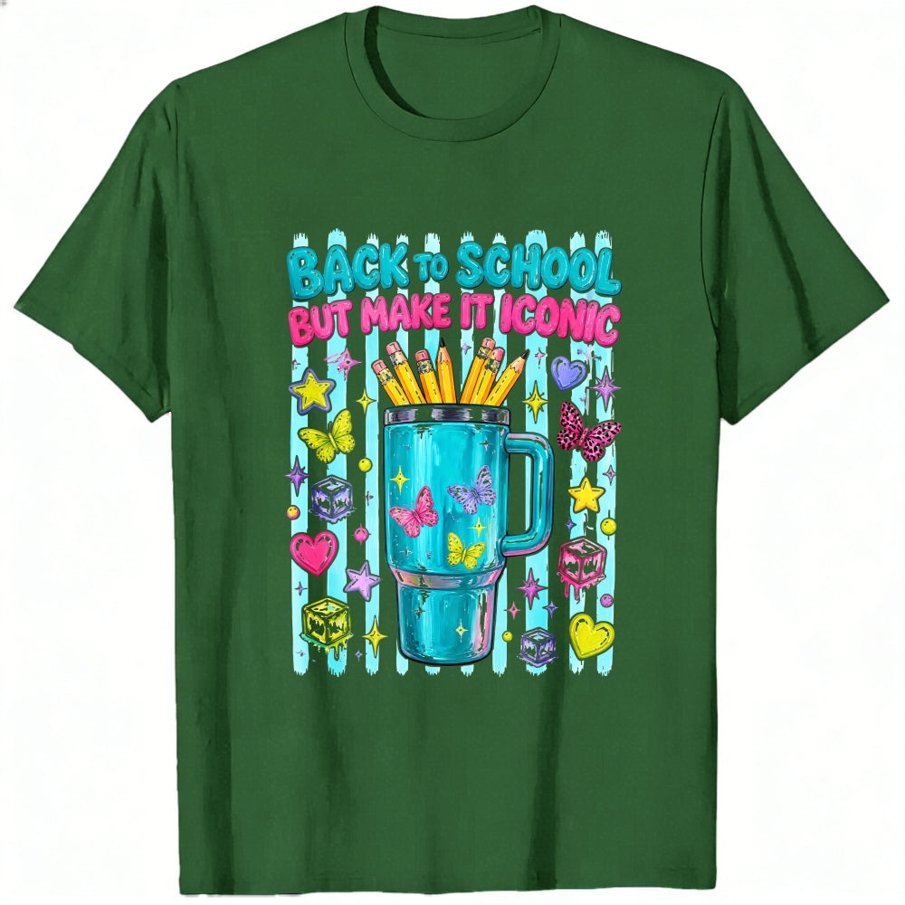 Cute Back To School But Make It Iconic Pencil Cup Classic T-Shirt