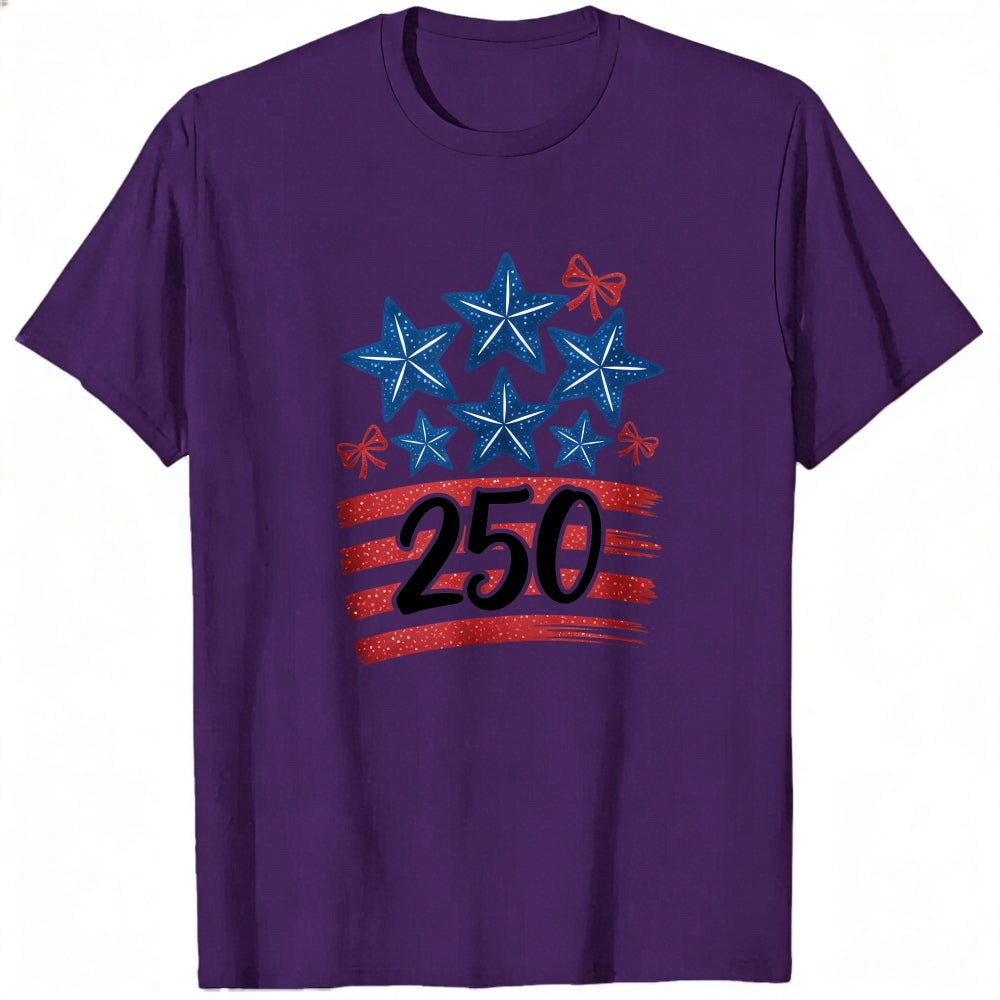 Patriotic Stars And Stripes 250 Classic T-Shirt