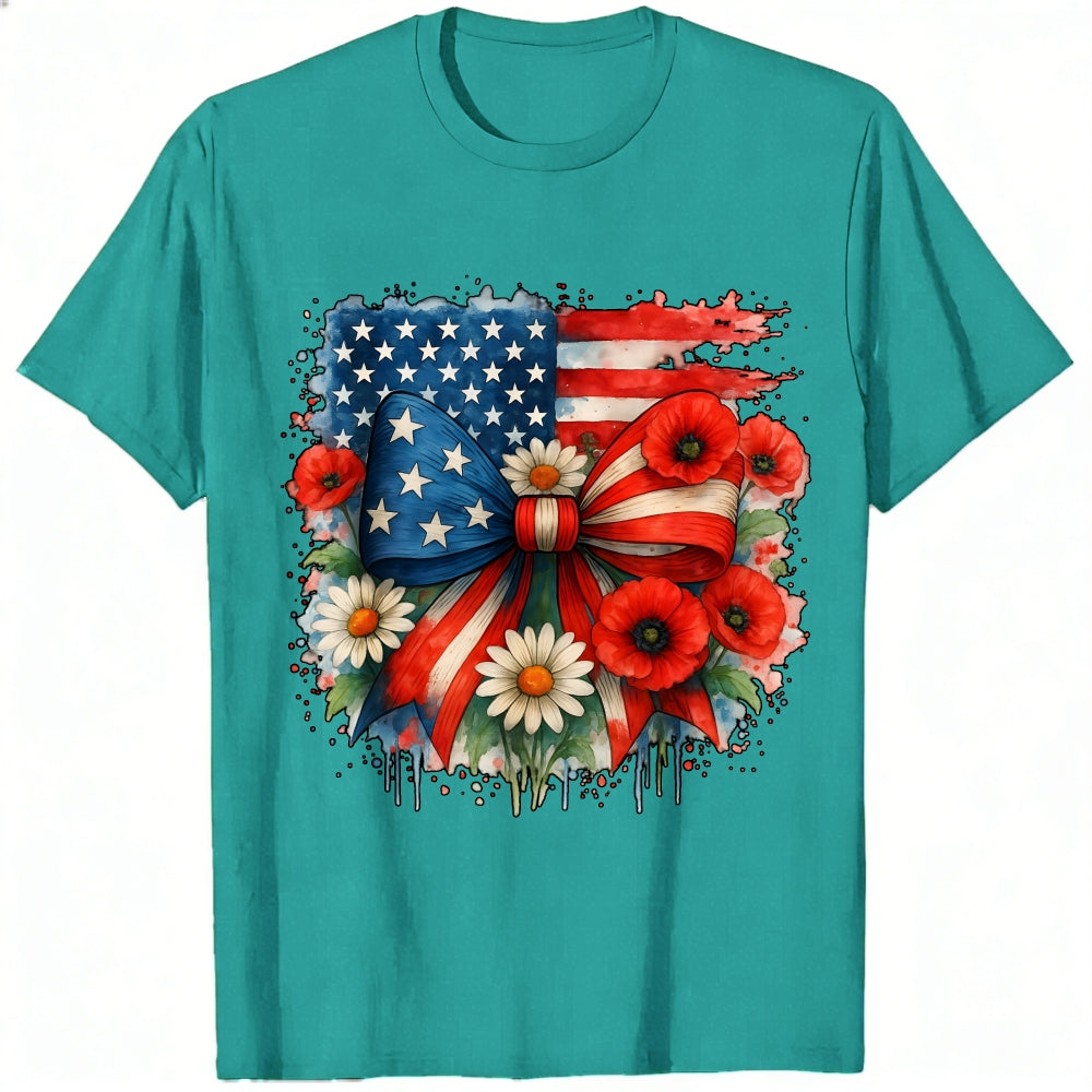 Patriotic American Independence Day Classic T-Shirt Liberty Justice Freedom 250 Years 1776 2026