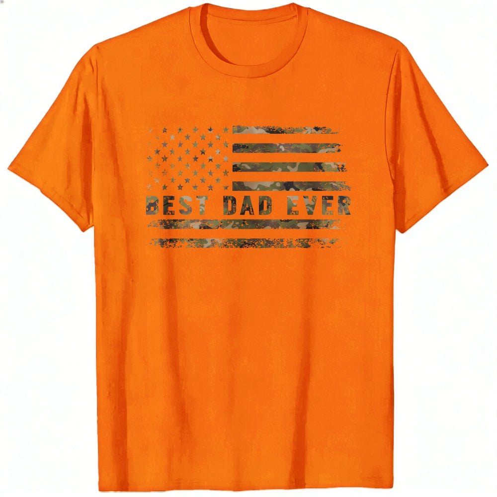 American Flag Camo Best Dad Ever Classic T-Shirt