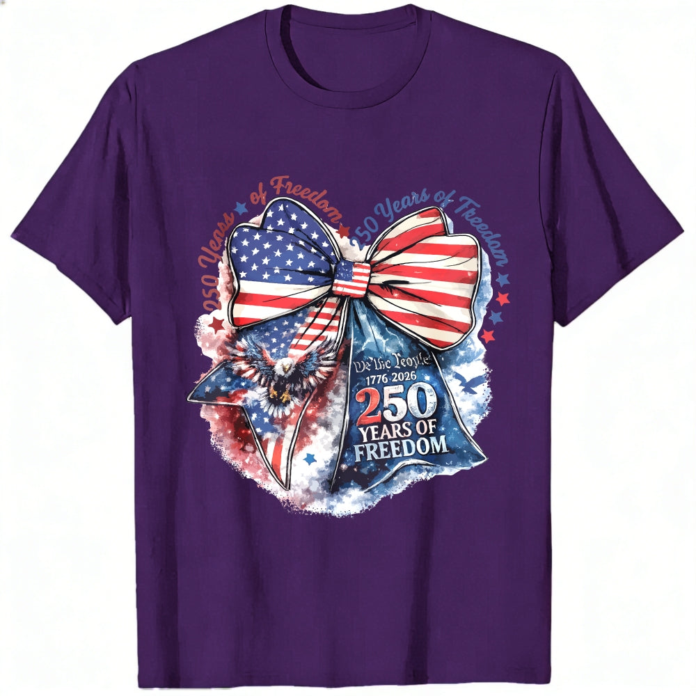 Patriotic American Flag Eagle Design Classic T-Shirt 250 Years United Since 1776