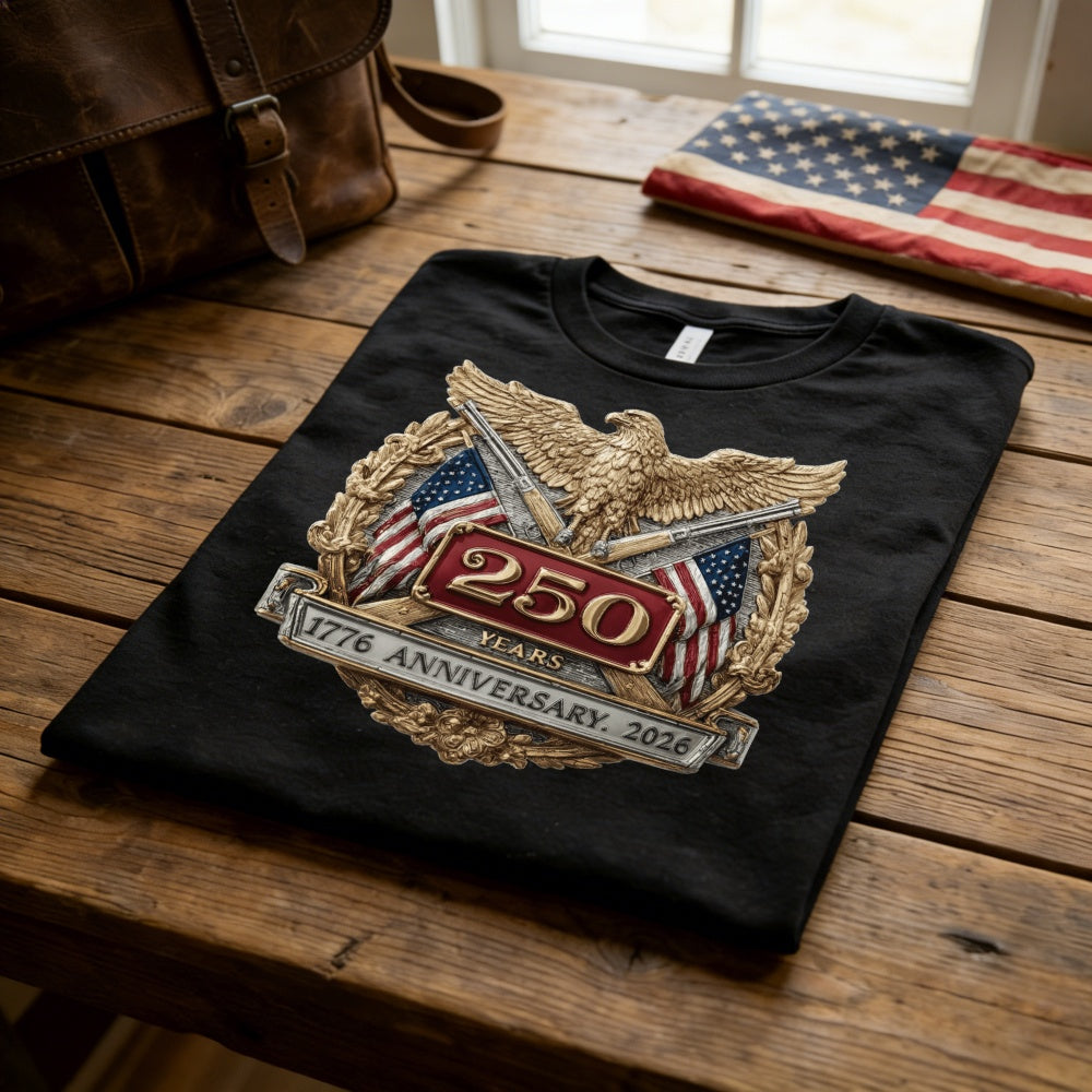 American Eagle Emblem 250 Years Anniversary Classic T-Shirt