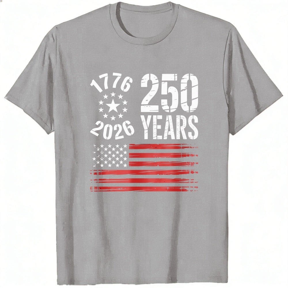Patriotic American Flag 1776 2026 250 Years Classic T-Shirt